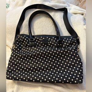 Kate Spade Polka Dot Black and White Women's Breifcase Bag